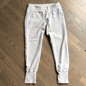 zipper cuff joggers